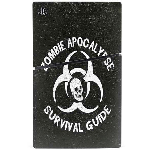 Zombie Apocalypse Survival Guide PS5 Slim Digital Edition Bundle Skin