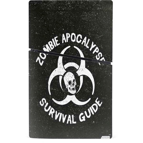 Zombie Apocalypse Survival Guide PS5 Slim Digital Edition Bundle Skin