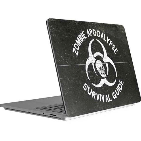 Zombie Apocalypse Survival Guide Surface Laptop Studio Skin