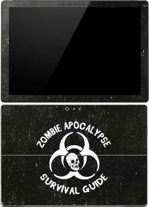Zombie Apocalypse Survival Guide Surface Pro 4 Skin