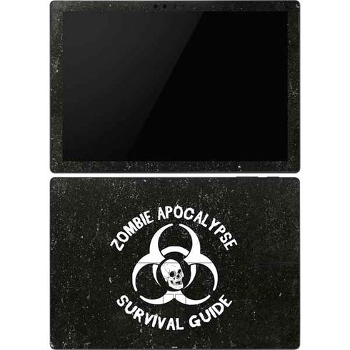 Zombie Apocalypse Survival Guide Surface Pro 6 Skin