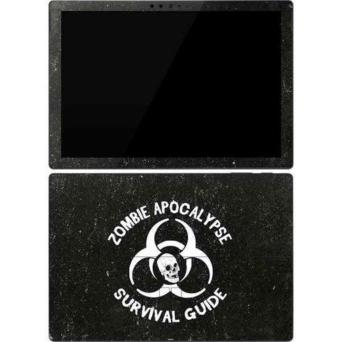 Zombie Apocalypse Survival Guide Surface Pro 7 Skin