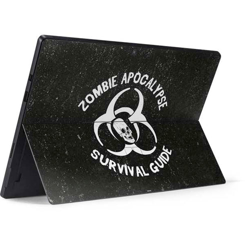 Zombie Apocalypse Survival Guide Surface Pro 7 Skin