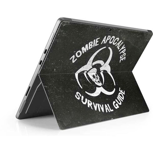 Zombie Apocalypse Survival Guide Surface Pro 9 Skin