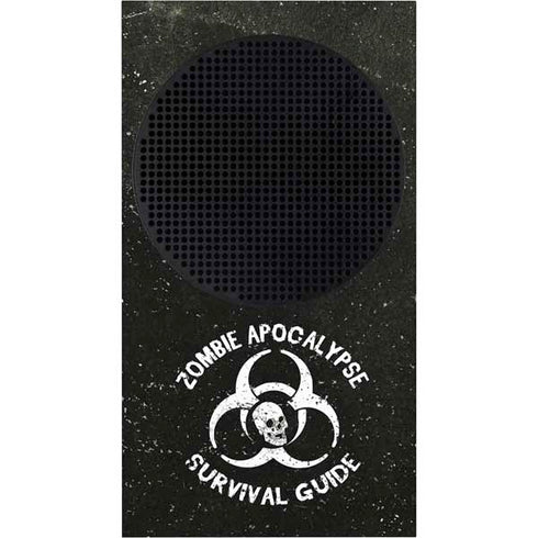 Zombie Apocalypse Survival Guide Xbox Series S Console Skin