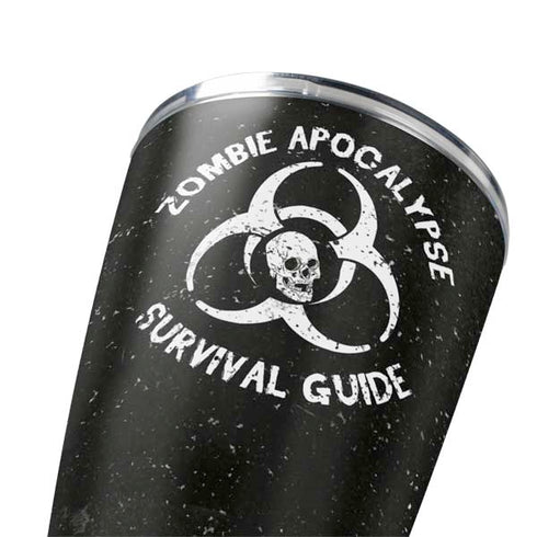 Zombie Apocalypse Survival Guide Yeti 20oz Tumbler Skin