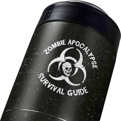 Zombie Apocalypse Survival Guide Yeti Colster Can Insulator Skin