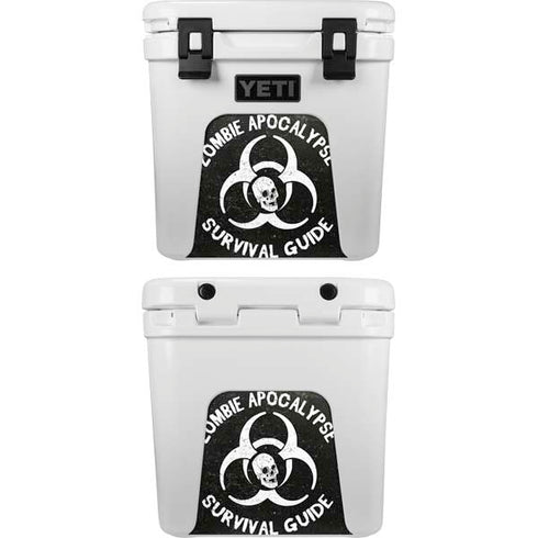 Zombie Apocalypse Survival Guide YETI Roadie 24 Hard Cooler Skin