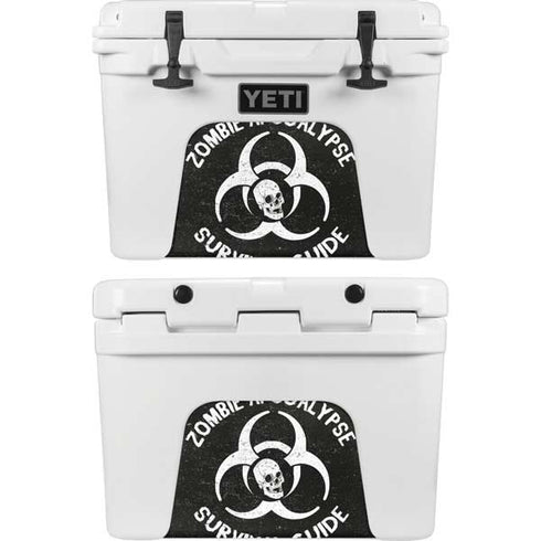Zombie Apocalypse Survival Guide YETI Tundra 35 Hard Cooler Skin