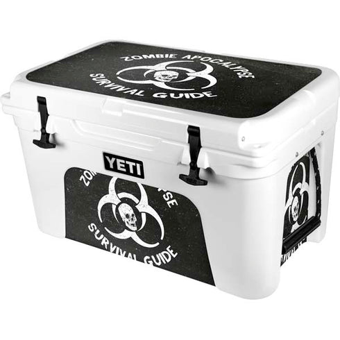 Zombie Apocalypse Survival Guide YETI Tundra 45 Hard Cooler Skin