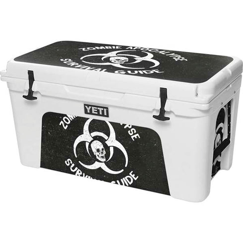 Zombie Apocalypse Survival Guide YETI Tundra 75 Hard Cooler Skin
