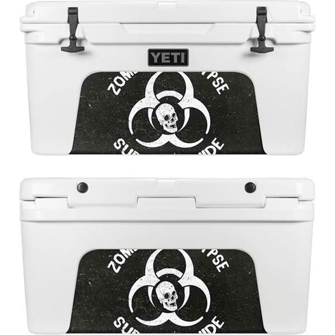 Zombie Apocalypse Survival Guide YETI Tundra 75 Hard Cooler Skin