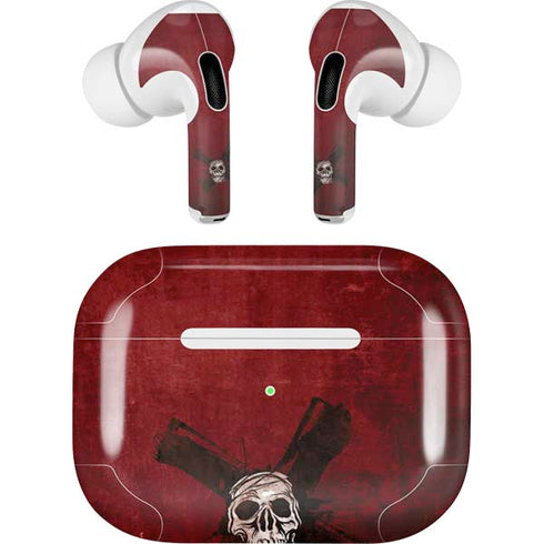 Zombie X Skull & Bone AirPods Pro 2nd Gen Skin