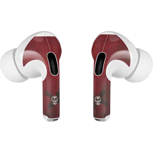 Zombie X Skull & Bone AirPods Pro 2nd Gen Skin