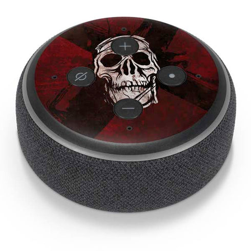 Zombie X Skull & Bone Amazon Echo Dot Skin