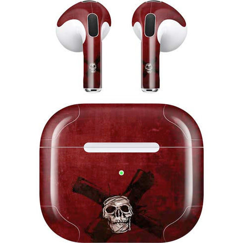 Zombie X Skull & Bone Apple AirPods (3rd Gen 2021) Skin