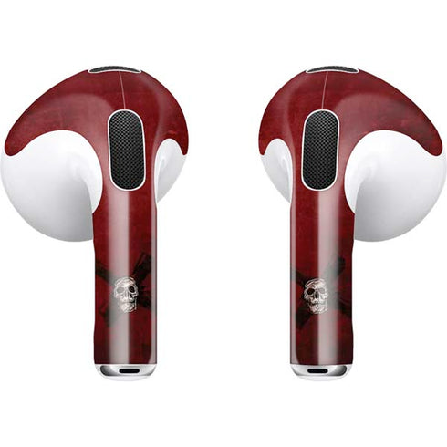 Zombie X Skull & Bone Apple AirPods (3rd Gen 2021) Skin