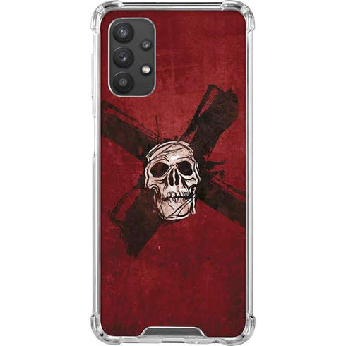 Zombie X Skull & Bone Galaxy A32 5G Clear Case