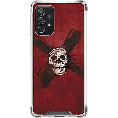 Zombie X Skull & Bone Galaxy A72 5G Clear Case