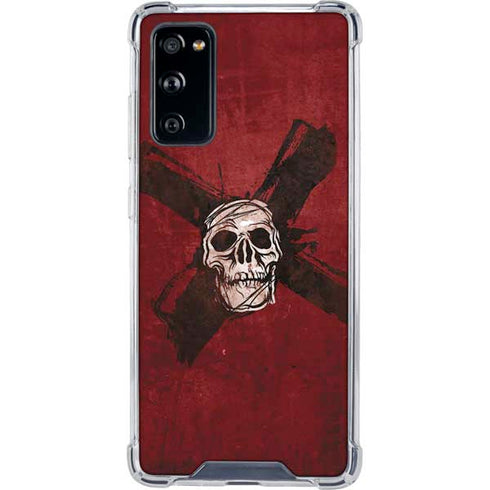 Zombie X Skull & Bone Galaxy S20 FE Clear Case