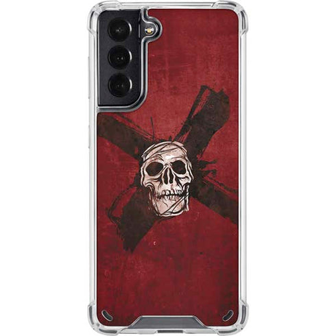 Zombie X Skull & Bone Galaxy S21 5G Clear Case