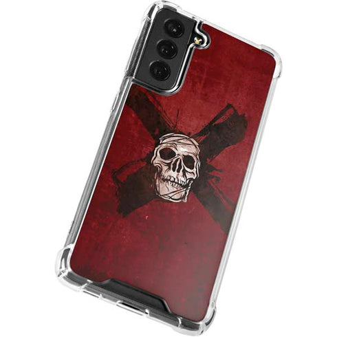 Zombie X Skull & Bone Galaxy S21 FE Clear Case