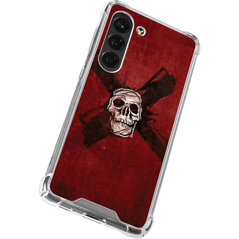 Zombie X Skull & Bone Galaxy S23 Clear Case