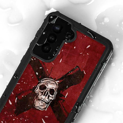 Zombie X Skull & Bone Galaxy S23 Plus Waterproof Case