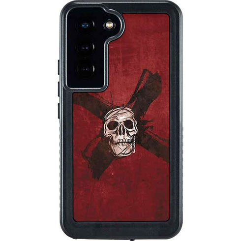 Zombie X Skull & Bone Galaxy S23 Waterproof Case