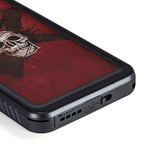 Zombie X Skull & Bone Galaxy S23 Waterproof Case