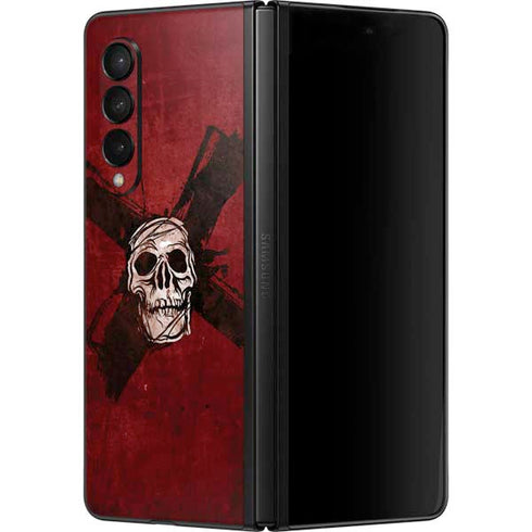 Zombie X Skull & Bone Galaxy Z Fold3 5G Skin