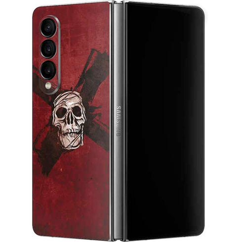 Zombie X Skull & Bone Galaxy Z Fold4 5G Skin