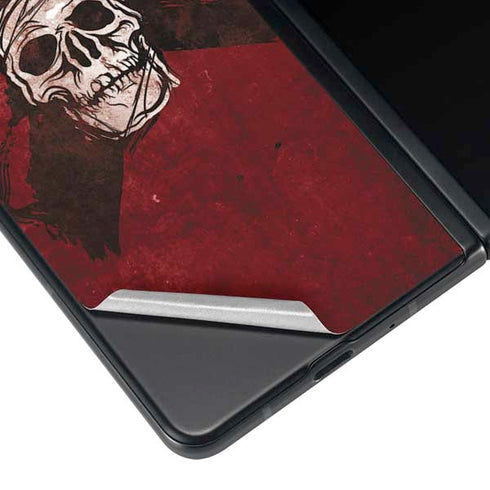 Zombie X Skull & Bone Galaxy Z Fold4 5G Skin