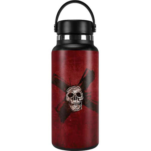 Zombie X Skull & Bone Hydro Flask 32oz Wide Mouth Skin