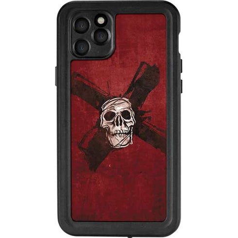 Zombie X Skull & Bone iPhone 11 Pro Max Waterproof Case