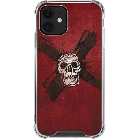 Zombie X Skull & Bone iPhone 12 Mini Clear Case