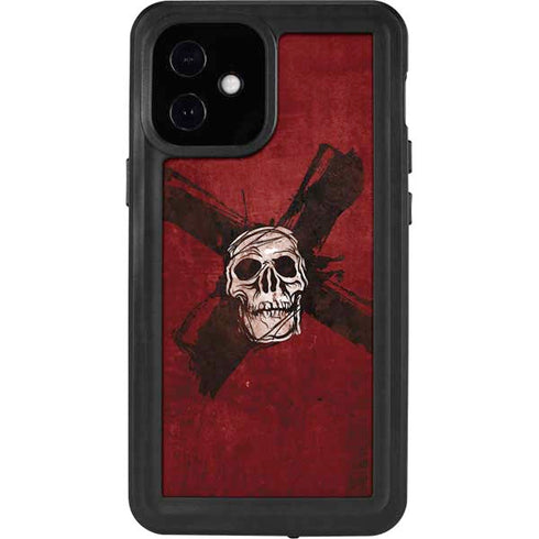Zombie X Skull & Bone iPhone 12 Mini Waterproof Case