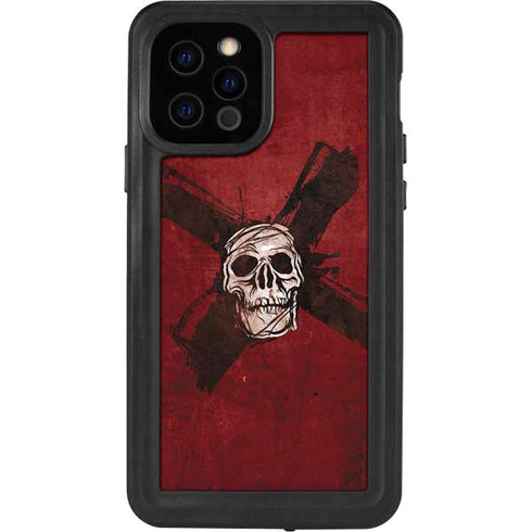 Zombie X Skull & Bone iPhone 12 Pro Waterproof Case