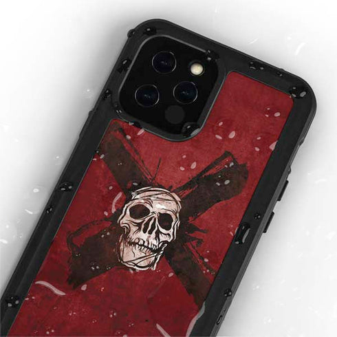 Zombie X Skull & Bone iPhone 12 Pro Waterproof Case