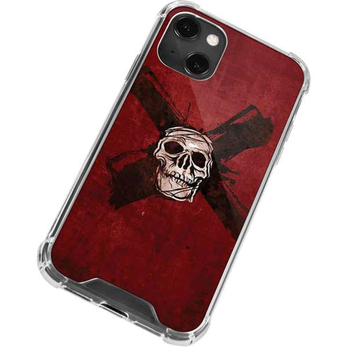 Zombie X Skull & Bone iPhone 13 Mini Clear Case
