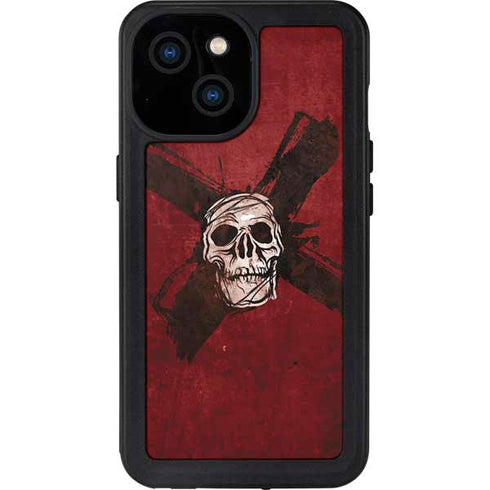 Zombie X Skull & Bone iPhone 13 Mini Waterproof Case