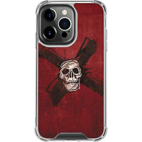 Zombie X Skull & Bone iPhone 13 Pro Clear Case