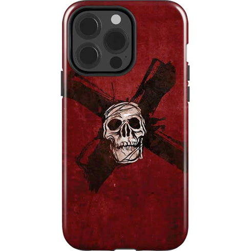 Zombie X Skull & Bone iPhone 14 Pro Impact Case