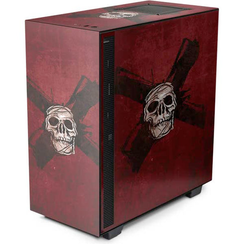 Zombie X Skull & Bone NZXT H510 Compact ATX Mid-Tower Case Skin