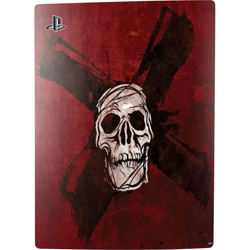 Zombie X Skull & Bone PS5 Digital Edition Console Skin