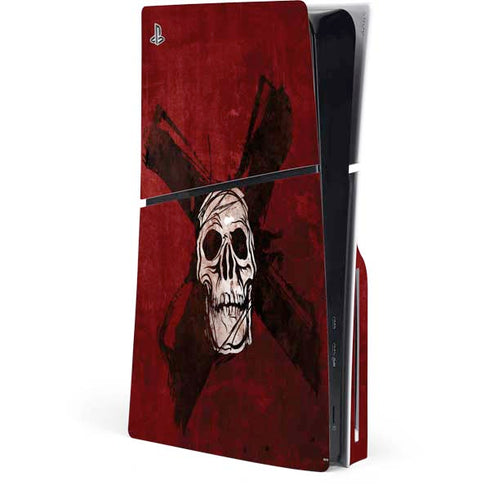 Zombie X PS5 Slim Disk Console Skin