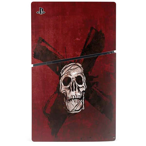 Zombie X PS5 Slim Disk Console Skin