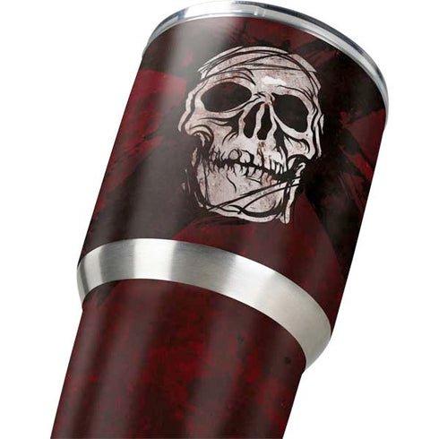 Zombie X Skull & Bone Yeti 30oz Rambler Tumbler Skin