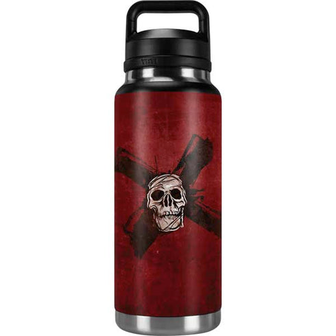 Zombie X Skull & Bone YETI Rambler 36oz Bottle Skin