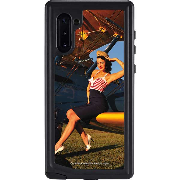 1940s Pin-Up On Stearman Biplane Galaxy Cases